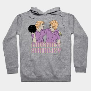 Retro Laverne and Shirley Fan Art Design Hoodie